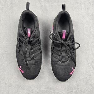 Puma Black and Pink Sneakers